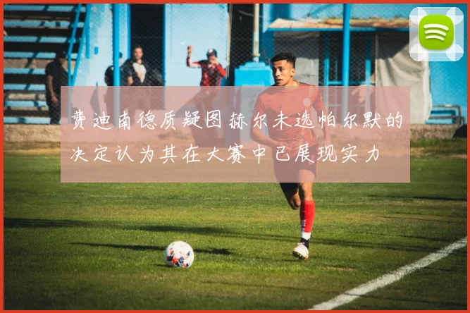 费迪南德质疑图赫尔未选帕尔默的决定认为其在大赛中已展现实力